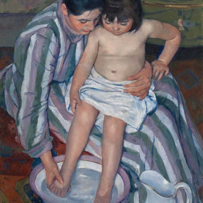 Cassatt, El baño del niño