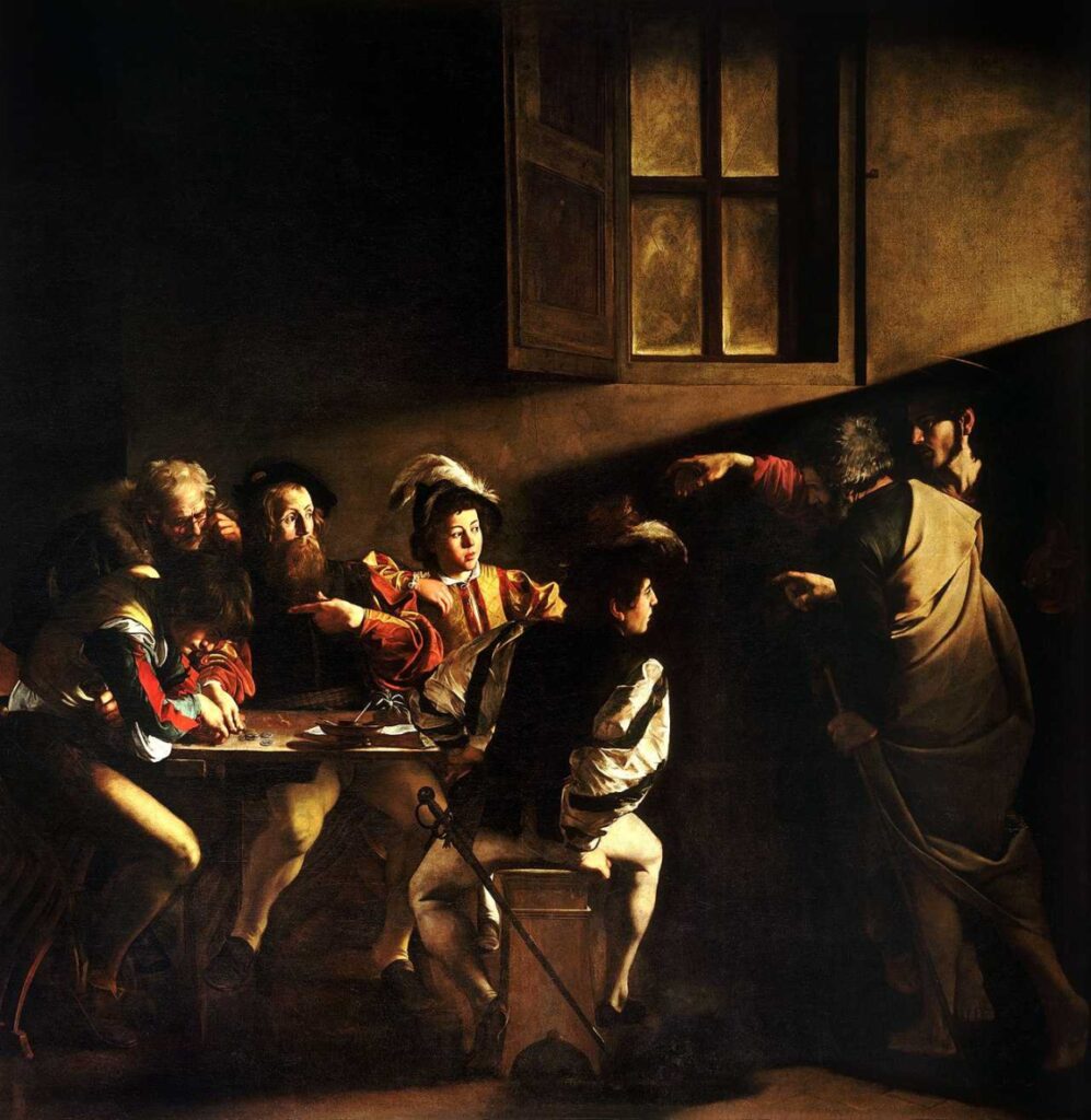 Caravaggio_Calling of St Matthew